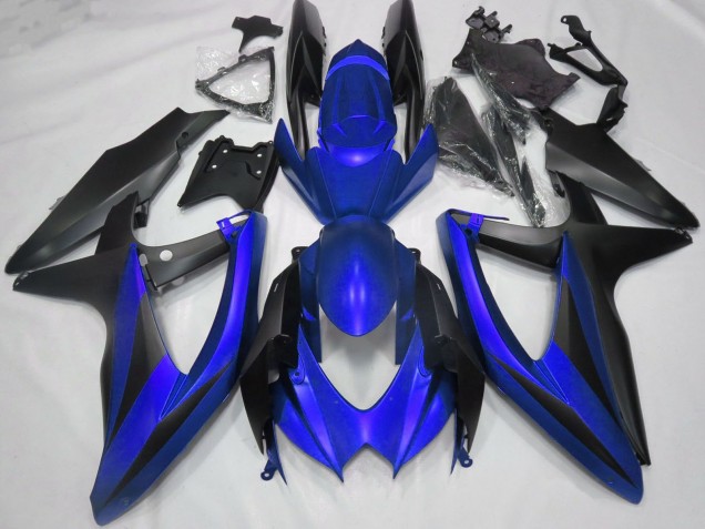 Carenados Moto Suzuki GSXR 600 / GSXR 750 2008-2010 - Azul Negro Mate