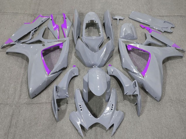 Carenados Moto Suzuki GSXR 600 / GSXR 750 2006-2007 - Nardo Gris Púrpura