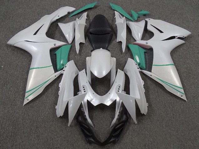 Carenados Moto Suzuki GSXR 600 / GSXR 750 2011-2024 - Blanco Perla T Azul
