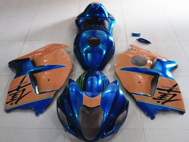 Carenados Moto Suzuki GSXR 1300 1996-2007 - Azul Brillante Bronceado del Desierto