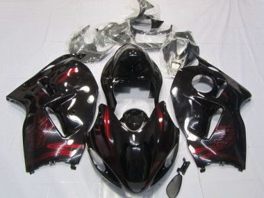 Carenados Moto Suzuki GSXR 1300 1996-2007 - Rojo Negro Brillante