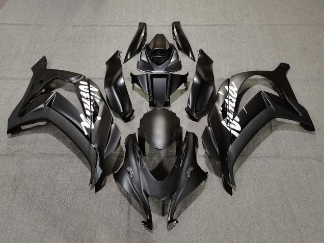 Carenados Moto Kawasaki ZX10R 2016-2020 - Negro Mate Blanco Ninja