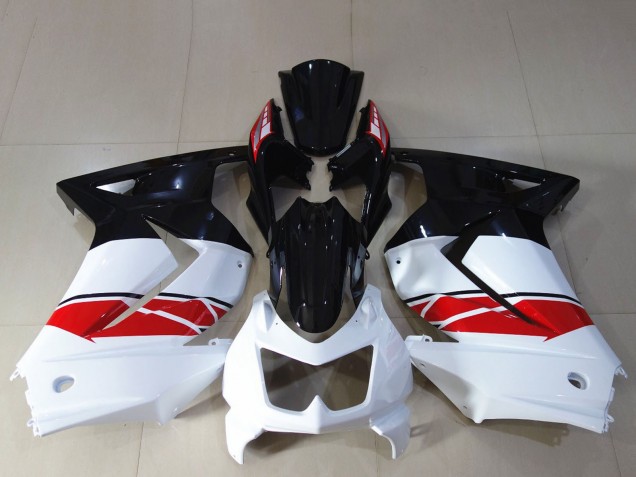 Carenado Moto Kawasaki Ninja 250 2008-2012 - Blanco Rojo Negro Brillante