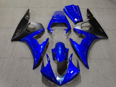 Carenados Moto Yamaha R6 2005 - Azul Negro Mate