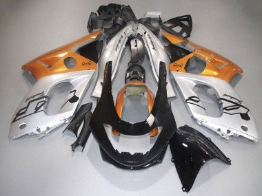 Carenados Moto Yamaha YZF600R Thundercat 1996-2007 - Plata Naranja Negro