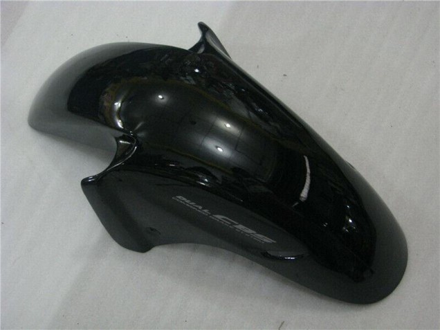 Carenados Moto ABS Honda CBR1100XX Blackbird 1996-2007 - Negro Brillante Rojo Llama