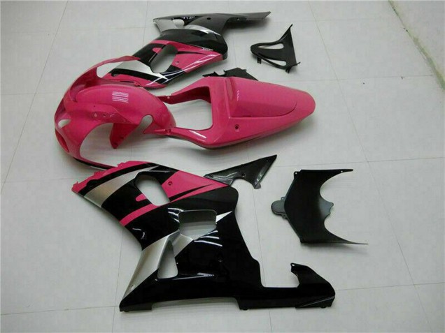 Carenados Moto Suzuki GSXR 600/750 2001-2003 - Rosa Plata Negro Brillante