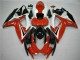 Carenados Moto Suzuki GSXR 600/750 2006-2007 - Blanco Rojo Negro Brillante Raya