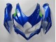 Carenados Moto Suzuki GSXR 600/750 2008-2010 - Azul Blanco Verde Negro