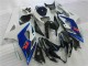 Kits Carenado Moto Suzuki GSXR 1000 2005-2006 - Blanco Azul Negro Brillante
