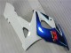 Kits Carenado Moto Suzuki GSXR 1000 2005-2006 - Blanco Azul Negro Brillante