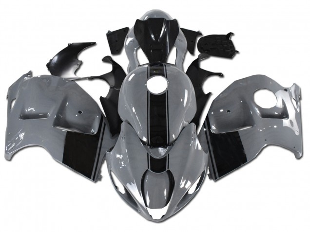 Carenados Moto Suzuki GSXR 1300 Hayabusa 1996-2007 - Nardo Gris Negro No Calcomanía