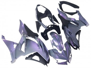 Carenados Moto Kawasaki Ninja 500 EX500R 2024-2025 - Camaleón Gris Dazz Púrpura Perla