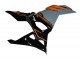Carenados Moto Kawasaki Ninja 500 EX500R 2024-2025 - Nardo Gris Naranja Negro