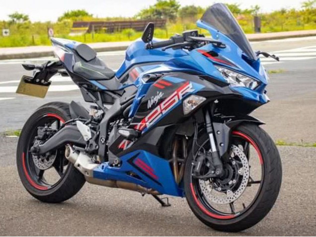 Carenados Moto Kawasaki ZX25R ZX-25R 2019-2025 - Azul Rojo Gris