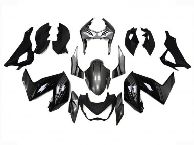 Carenados Moto Kawasaki Z250/Z300 2015-2016 - Negro Brillante Gris