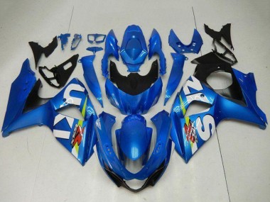 Kits Carenado Moto Suzuki GSXR 1000 2009-2016 - Azul Verde Blanco
