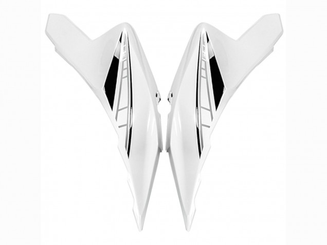 Carenados Moto Kawasaki Versys 650 2022-2025 - Negro Brillante Blanco