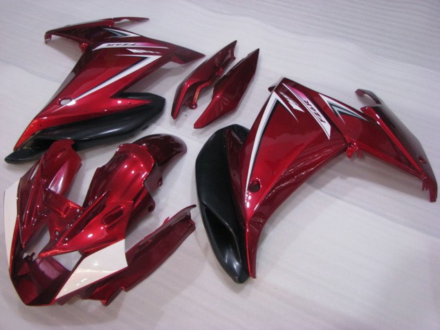 Carenados Moto Yamaha FZ6R 2009-2015 - Rojo Blanco Negro