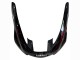 Carenados Moto Yamaha YZF 1000R Thunderace 1997-2007 - Negro Rojo Oscuro Llama