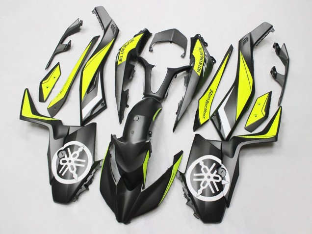 Carenados Moto Yamaha XMAX300 2017-2021 - Negro Amarillo Blanco