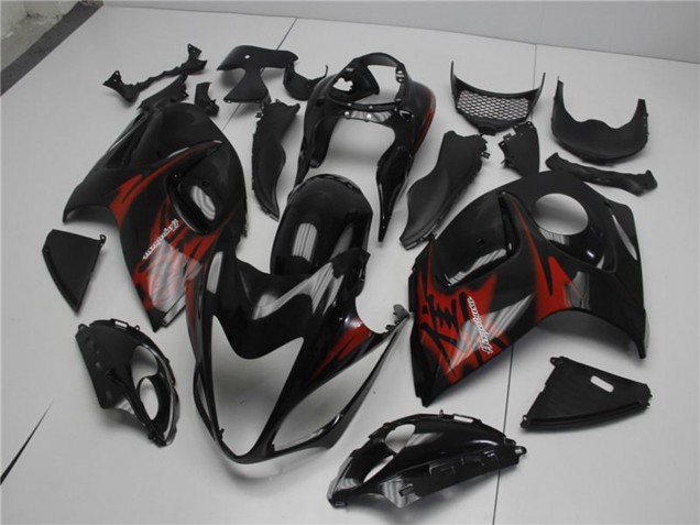 Carenados Moto Suzuki GSXR 1300 Hayabusa 2008-2020 - Negro Brillante Rojo