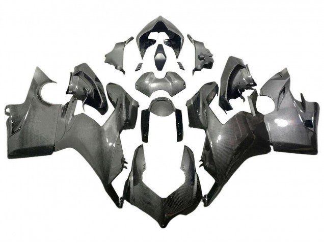 Carenados Moto Ducati Panigale V4 V4S 2018-2019 - Negro FibraCarbono Estilo