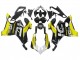 Carenados Moto Ducati Panigale V4 V4S 2020-2021 - Amarillo Blanco Negro Brillante