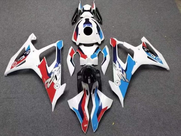 Carenados Moto BMW S1000RR 2019-2022 - Blanco Rojo Azul
