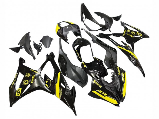 Carenados Moto BMW S1000RR 2019-2022 - Negro Brillante Amarillo