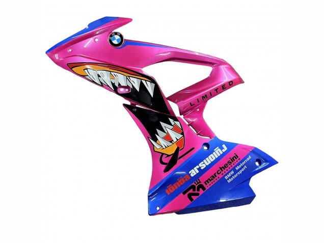 Carenados Moto BMW S1000RR 2017-2018 - Rosa Azul Amarillo Tiburón