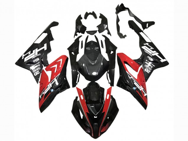 Carenados Moto BMW S1000RR 2015-2016 - Rojo Negro FibraCarbono