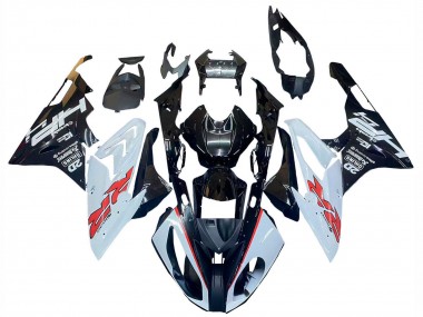 Carenados Moto BMW S1000RR 2015-2016 - Blanco Negro Brillante