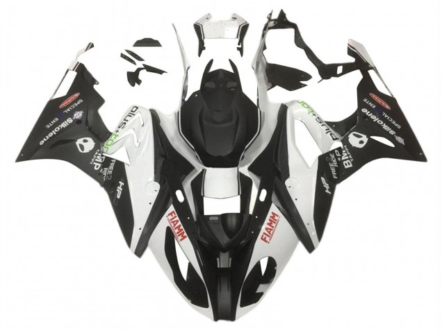 Carenados Moto BMW S1000RR 2015-2016 - Blanco Negro Mate HP Fiamm