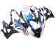Carenados Moto BMW S1000RR 2009-2014 - Blanco Azul Negro Mate
