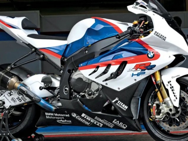 Carenados ABS BMW S1000RR 2009-2014 - Blanco Rojo Azul Negro Brillante