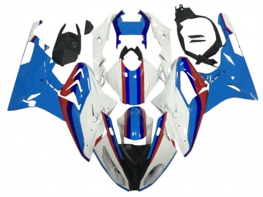 Carenados Moto BMW S1000RR 2009-2014 - Blanco Rojo Azul