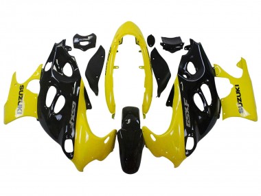 Carenados Moto Suzuki GSX600F/GSX750F 2004-2006 - Negro Brillante Amarillo