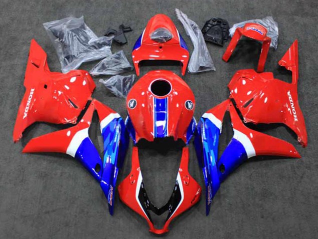 Carenados Moto Honda CBR600RR 2009-2012 - Blanco Rojo Azul HRC