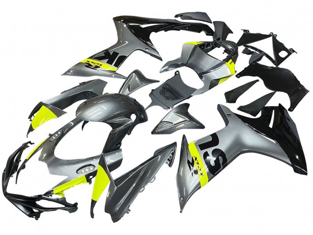 Carenados Moto Suzuki GSXR 600 / GSXR 750 2011-2024 - Plata Amarillo Negro