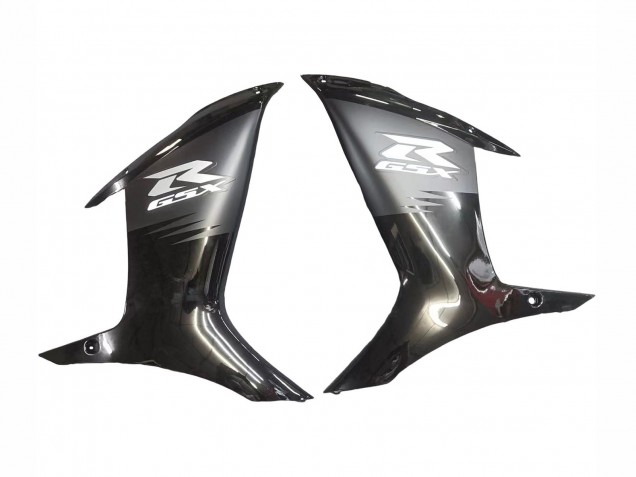 Carenados Moto Suzuki GSXR 600 / GSXR 750 2011-2024 - Negro Mate Negro Brillante Blanco Calcomanía