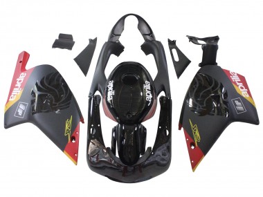 Carenados Moto Aprilia RS125 2000-2005 - Negro Rojo Amarillo