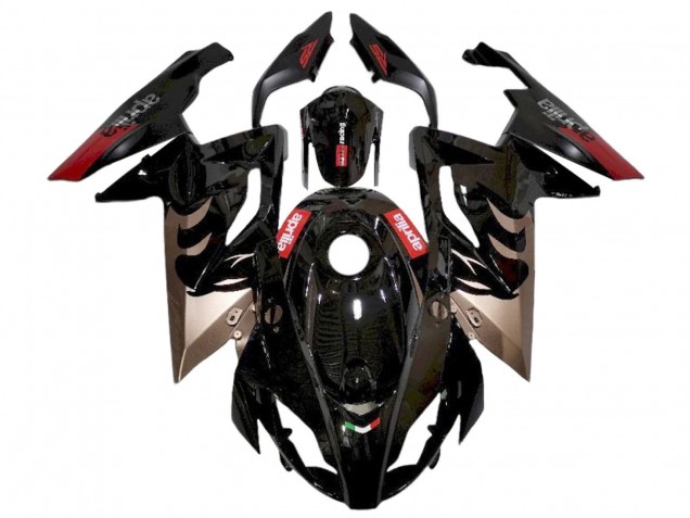 Carenados Moto Aprilia RS125 2006-2011 - Negro Brillante Rojo