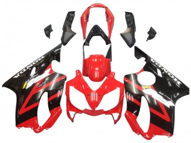 Carenado Moto Honda CBR600 F4i 2004-2007 - Rojo Negro Brillante