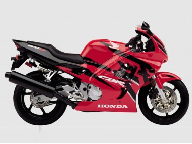 Carenado Moto Honda CBR600 F3 1997-1998 - Rojo Negro Brillante