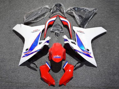 Carenado Moto Honda CBR600F 2011-2013 - Blanco Rojo Azul HRC