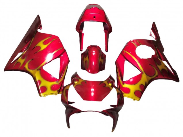 Carenados Moto Honda CBR900RR 954 2002-2003 - Rojo Amarillo