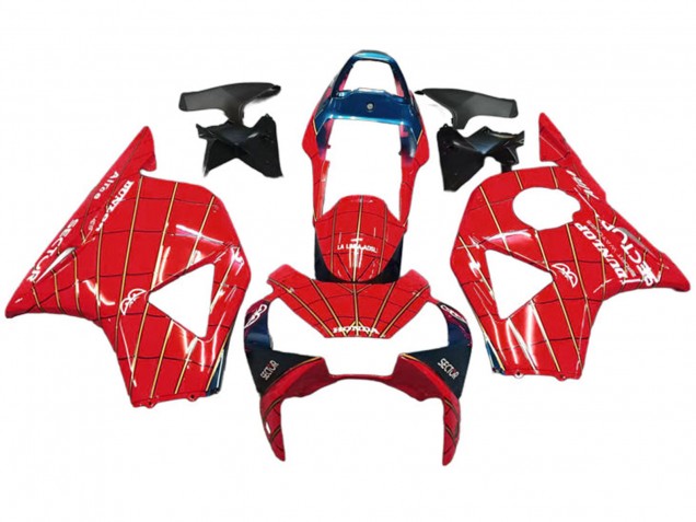 Carenados Moto Honda CBR900RR 954 2002-2003 - Rojo Azul Oscuro Dunlop