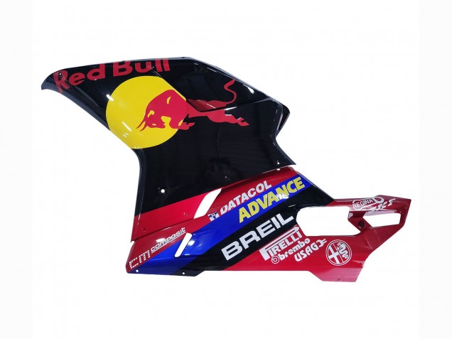 Carenados Moto Ducati 848/1098/1198 2007-2014 - Negro Brillante Amarillo Azul Rojo Bull