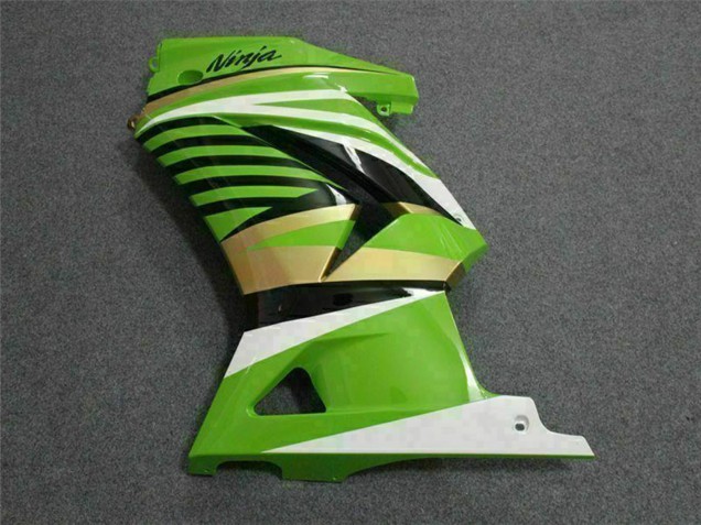 Carenado Moto Kawasaki EX250 2008-2012 - Verde Blanco Negro